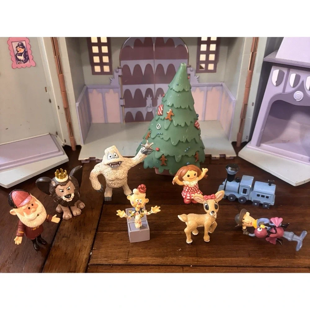 Vtg Rudolph &The Island of Misfit Toys Santa's Castle Accessories DAMAGED READ